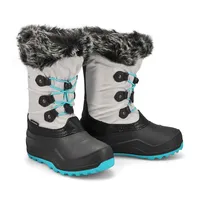 Girls Powdery 3 Waterproof Winter Boot - White