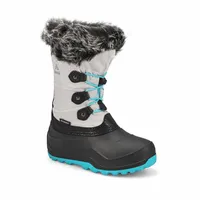 Girls Powdery 3 Waterproof Winter Boot - White