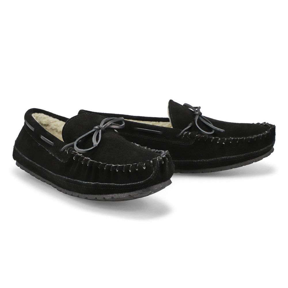 Mens Preston Memory Foam SoftMocs - Black