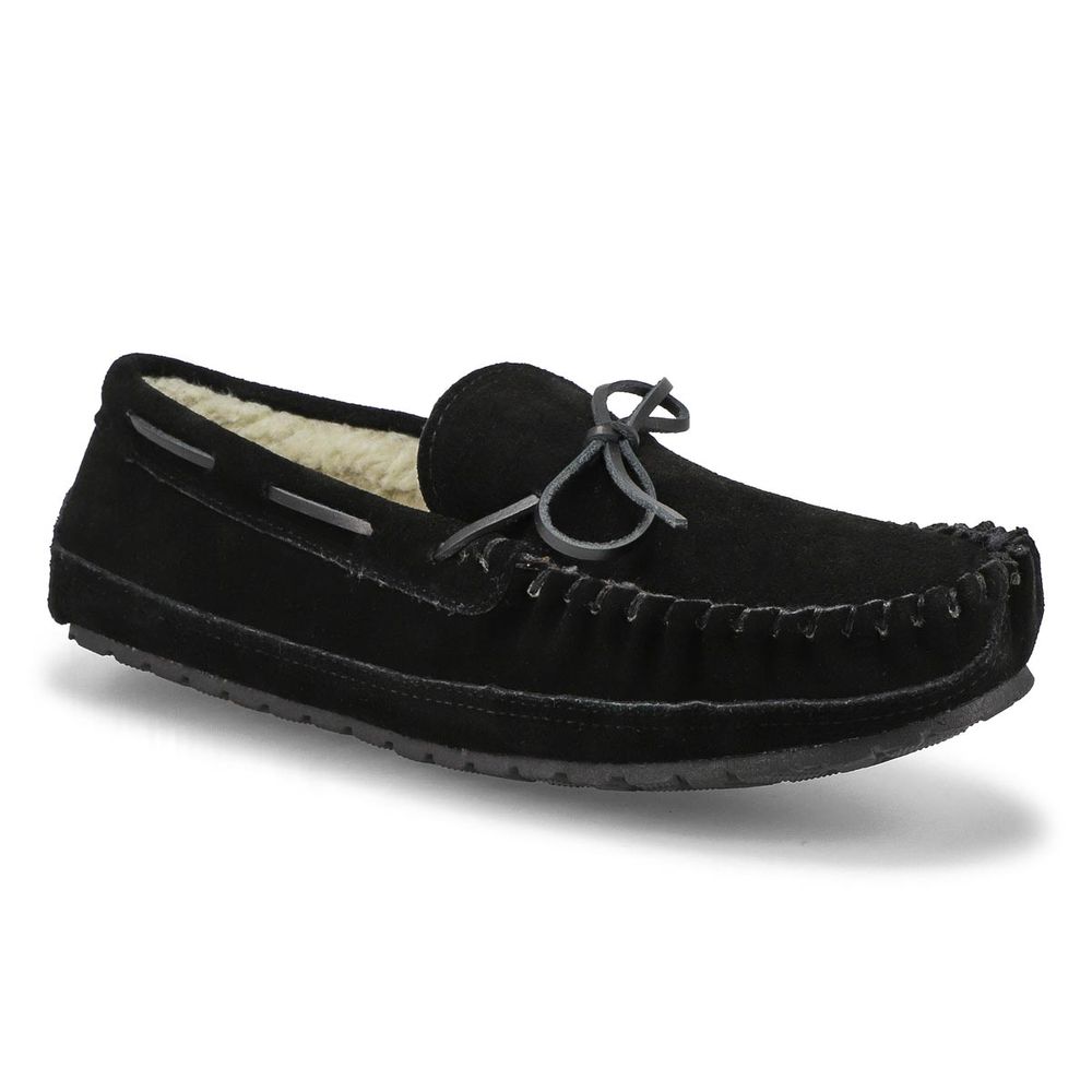 Mens Preston Memory Foam SoftMocs - Black