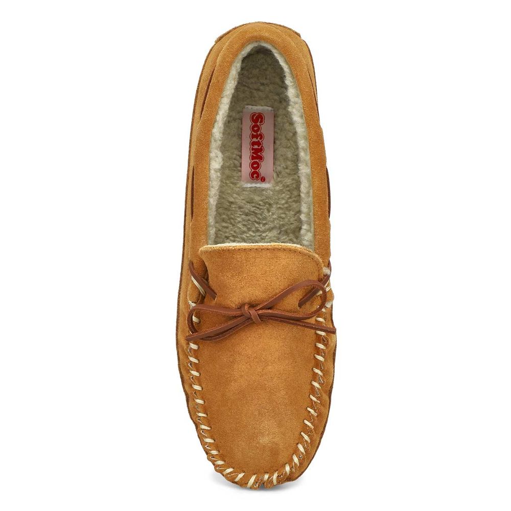 Mens Preston Memory Foam SoftMocs - Tan