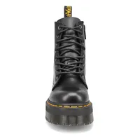 Womens Jadon 8-Eye Smooth Boot - Black