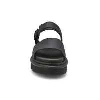 Womens Voss 2 Strap Casual Sandal - Black/Black