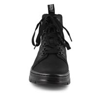 Womens Combs Combat Boot - Black