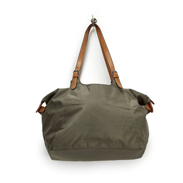 Womens R4700 khaki large tote bag