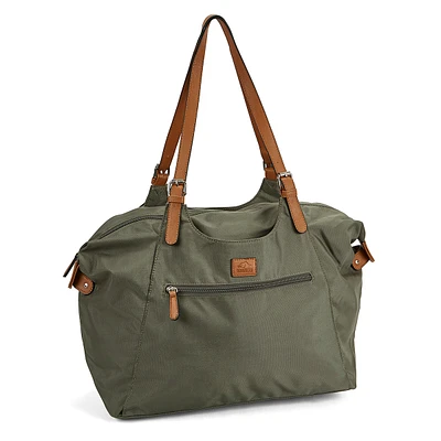 Womens R4700 khaki large tote bag