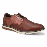 Mens Rammonn Lace Up Casual Oxford - Cognac