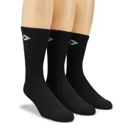 Mens Converse Sport Crew Sock 3 Pack - Black