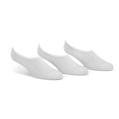 Mens Made For Chucks Ox No Show Sock 3 Pack - White