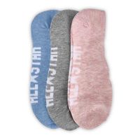 Womens Made for Chucks Logo Sock 3 Pack - Multi