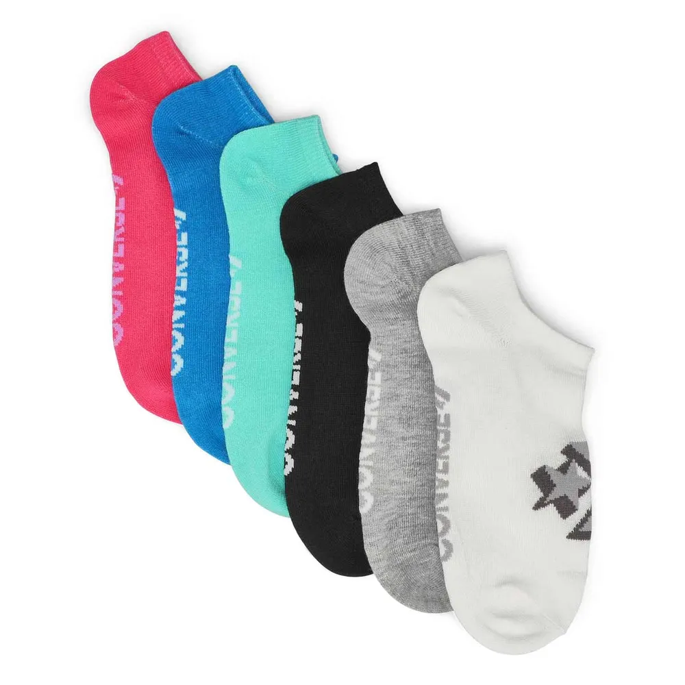 Womens No Show Sock 6 Pack - Multi