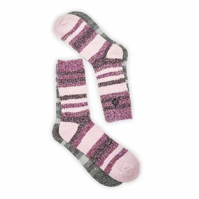 Womens Canyon Stripe Super Soft Sock - 2 Pack