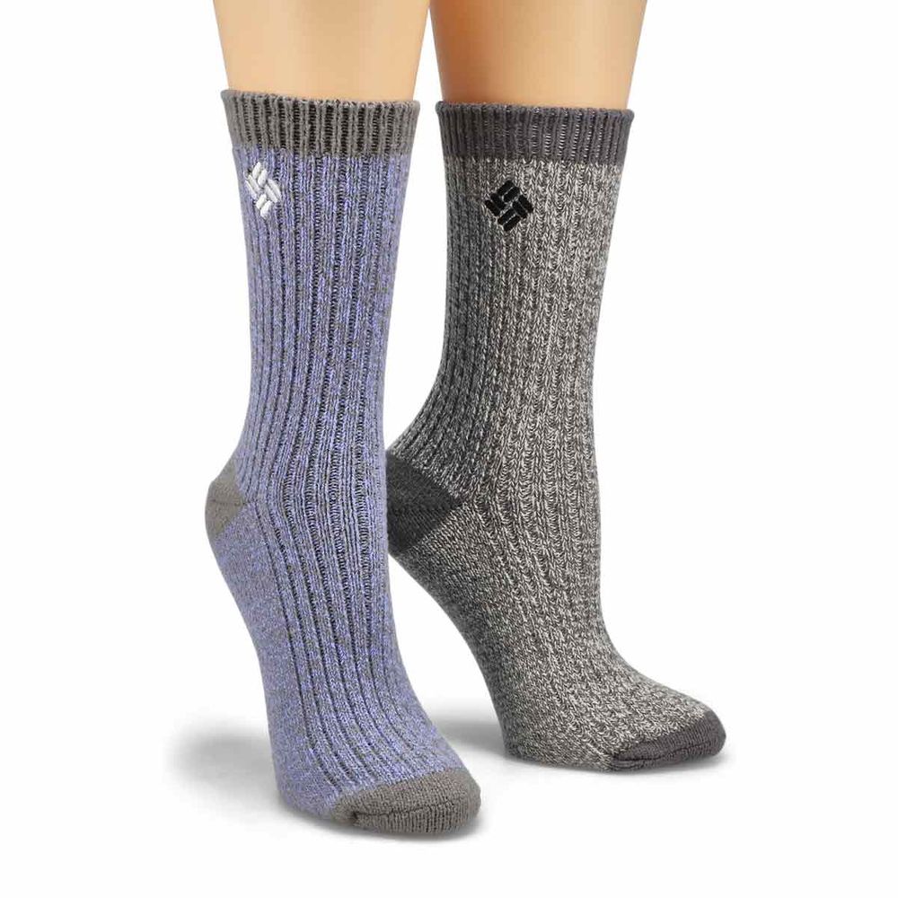 Womens Super Soft Crew Sock - 2 pack