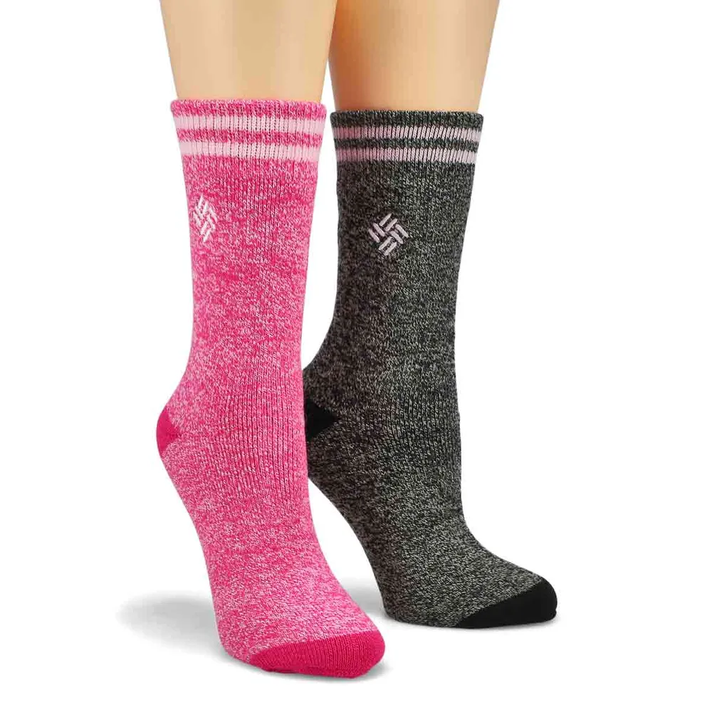 Womens Weight Thermal Crew Sock - 2 Pack