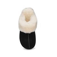 Womens Rihana 2 Open Back Slipper - Black/Natural