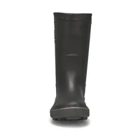 Boys Riptide Waterproof Rain Boot - Black/Charcoal
