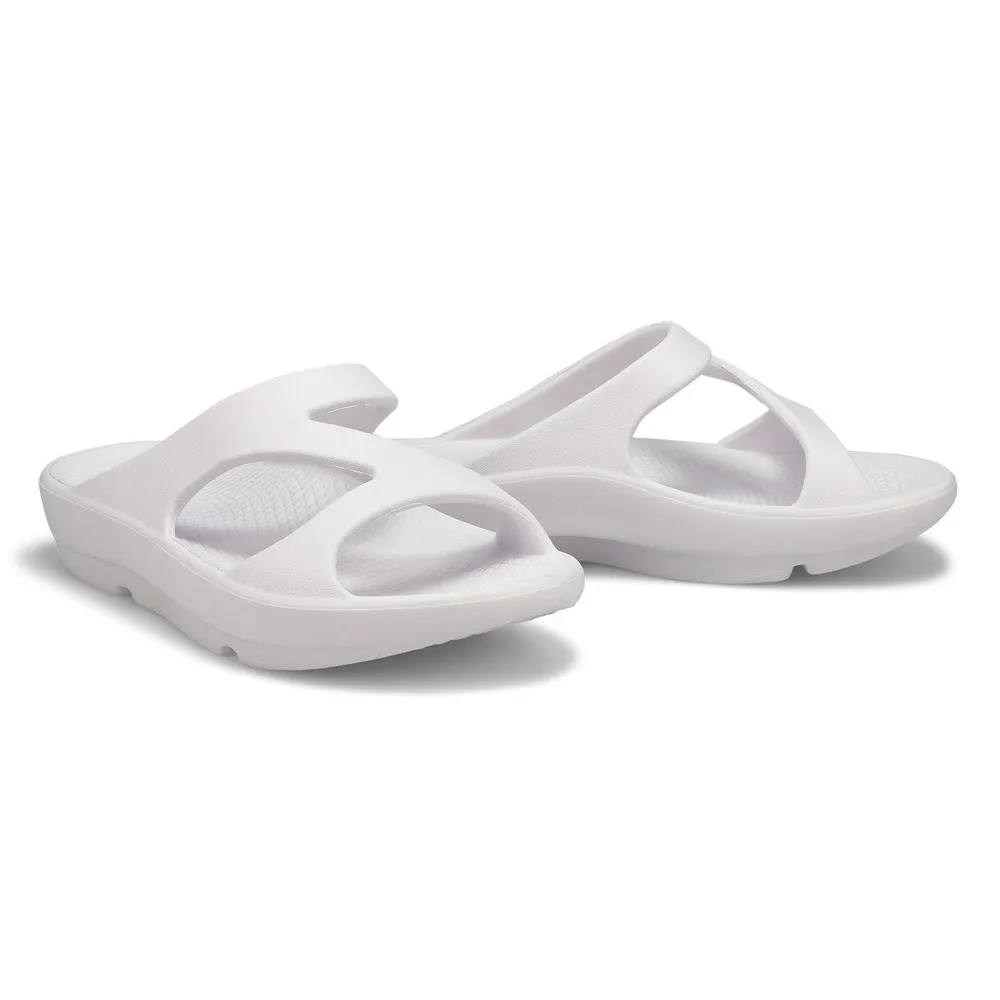 Womens High Bounce Strappy Sandal - White