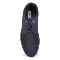 Mens Royce Lace Up Casual Oxford - Navy