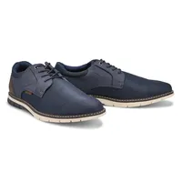 Mens Royce Lace Up Casual Oxford - Navy