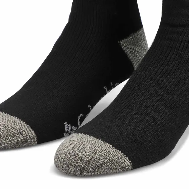 Mens Moisture Control Boot Sock - 2pack/Black