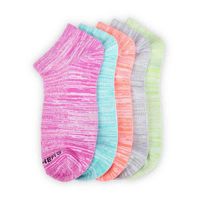 Womens Low Cut Non Terry Sock 5 Pack - Multi