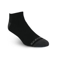 Mens No Show Full Terry Sock 6 Pack - Black/Multi