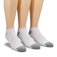 Mens No Show Full Terry Sock 6 Pack - White