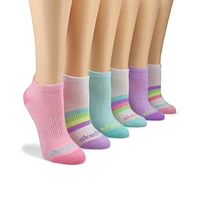 Grls Select Terry 6 Pack Sock - Multi