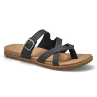 Womens Sandy Thong Sandal - Black