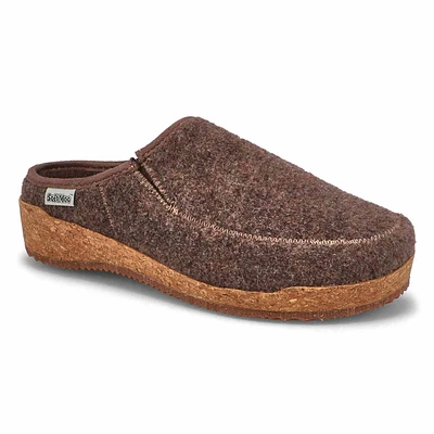 Womens  Sansa2 Open Back Slipper - Dark Latte