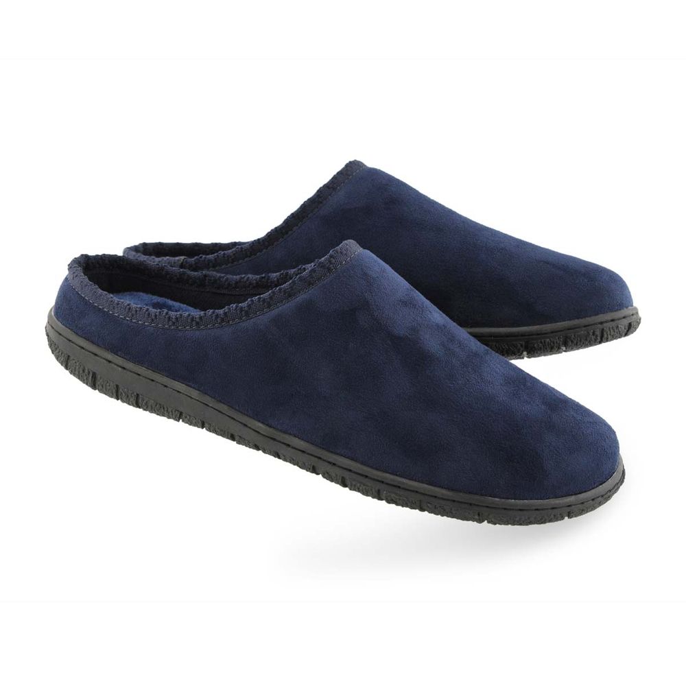 Pantoufles SATURN bleu marine, hommes