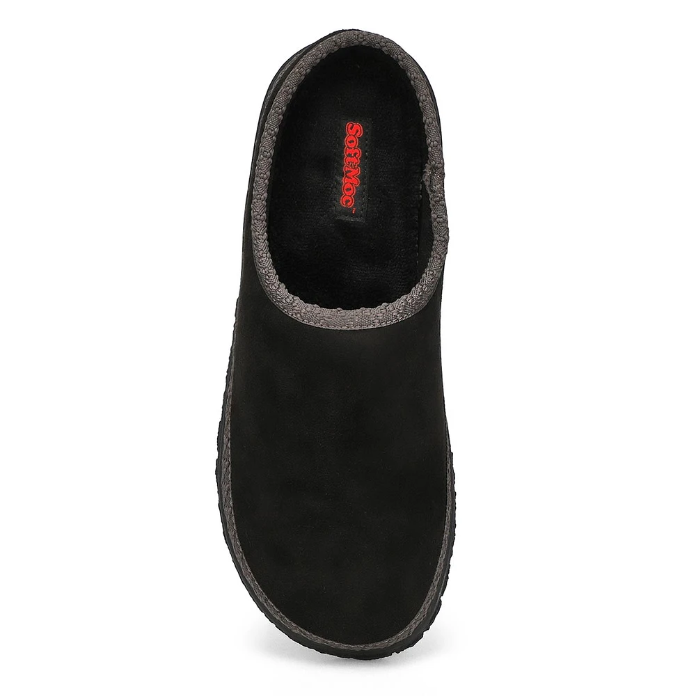 Mens Saturn 2 Memory Foam Slipper - Black