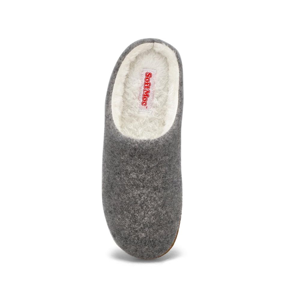 Womens Saturn 4 Open Back Slipper - Grey