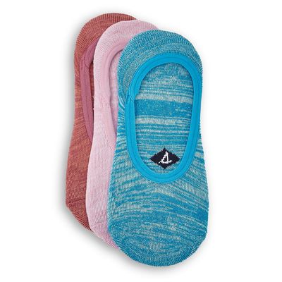 Womens CUSHIONED PIER sea multi liners - 3 pk