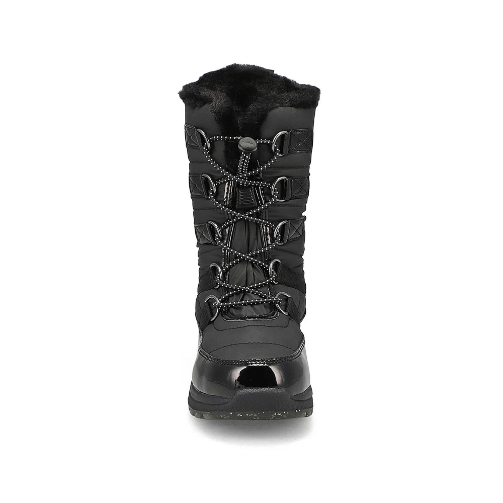 Girls Selena Waterproof Winter Boot - Black