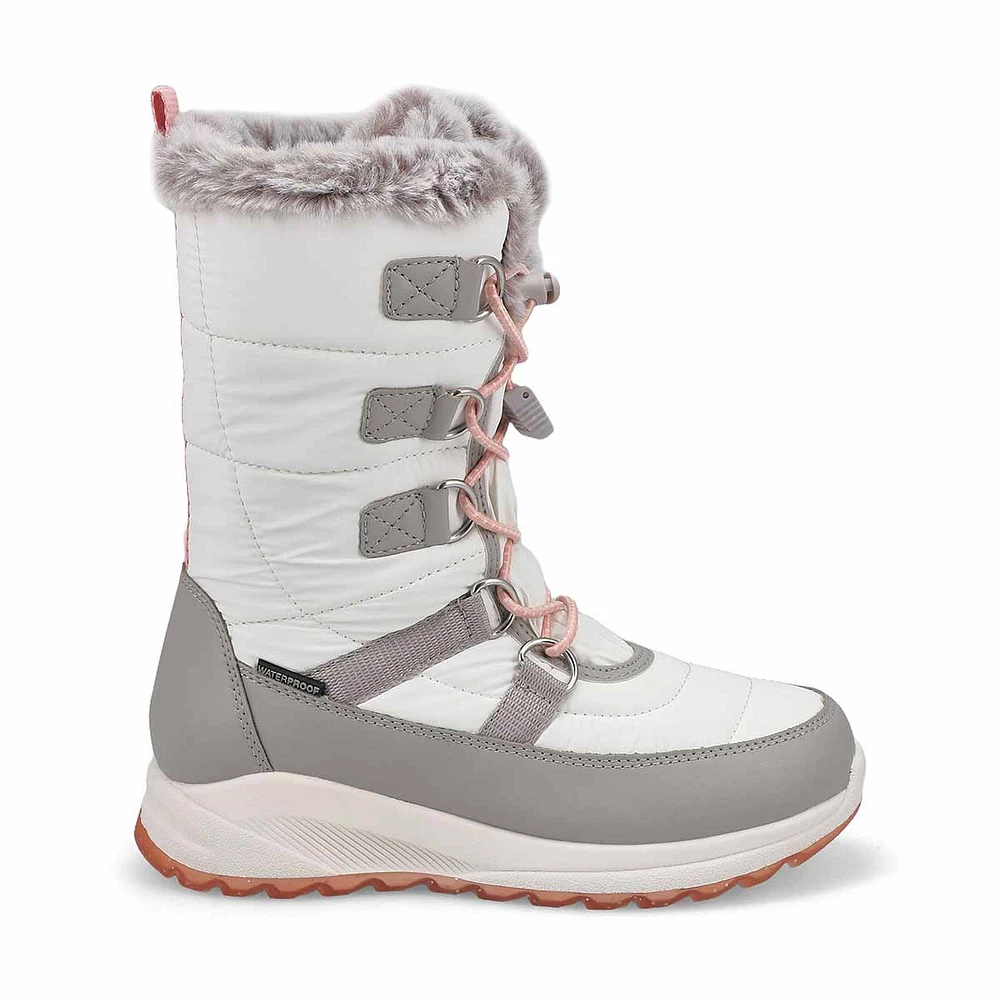 Girls Selena Waterproof Winter Boot - White