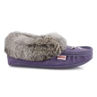 Womens SF600 Rabbit Fur SoftMocs - Lavender