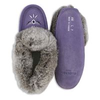 Womens SF600 Rabbit Fur SoftMocs - Lavender