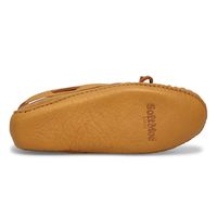 Womens SF78 Suede/Leather Memory Foam SoftMocs - Dark Tan