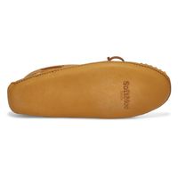 Mens SF78 Suede/Leather Memory Foam SoftMocs - Dark Tan