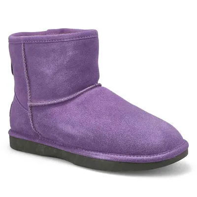 Womens Smocs 5 Low Suede Boot -Lavender