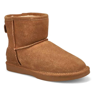 Womens Smocs 5 Low Suede Boot - Latte