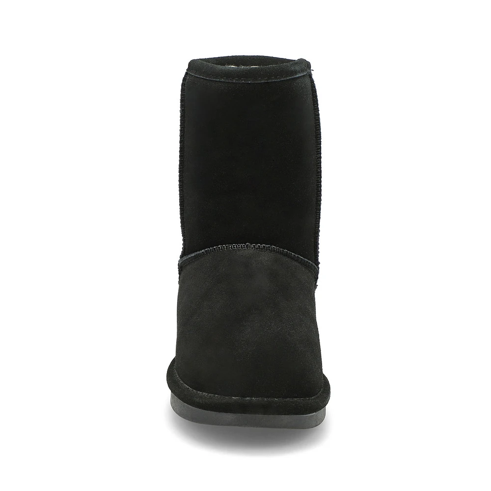 Womens Smocs 5 Mid Suede Boot - Black