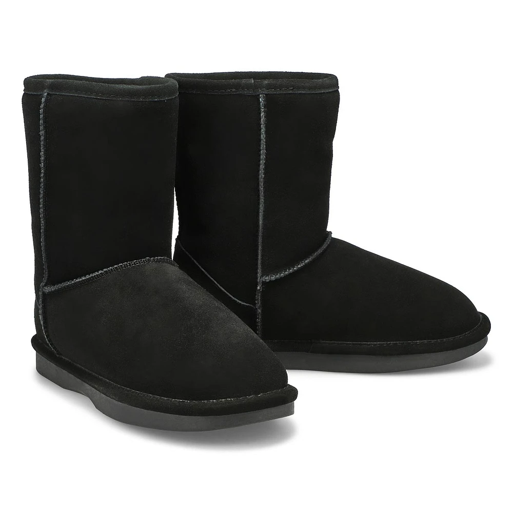 Womens Smocs 5 Mid Suede Boot - Black