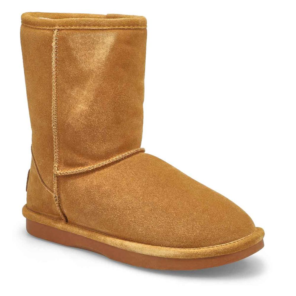 Womens Smocs 5 Mid Suede Boot - Chestnut