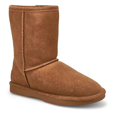 Womens  Smocs 5 Mid Suede Boot - Latte