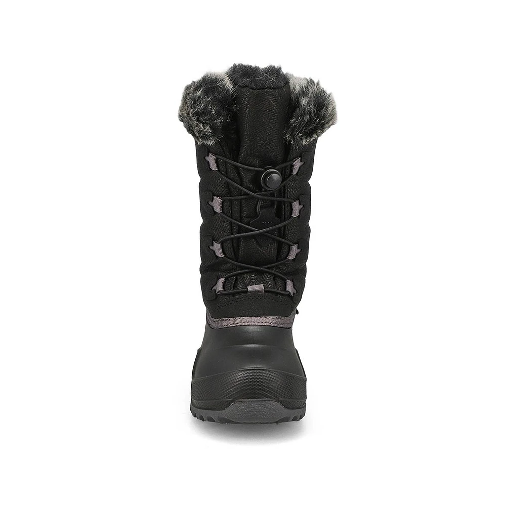 Girls Snowangel Waterproof Winter Boot - Black