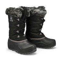 Girls Snowangel Waterproof Winter Boot - Black