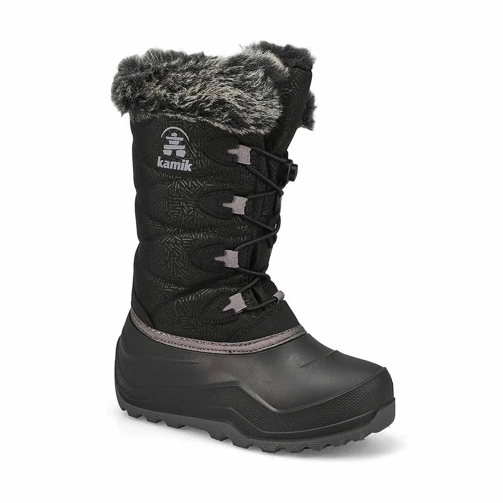 Girls Snowangel Waterproof Winter Boot - Black