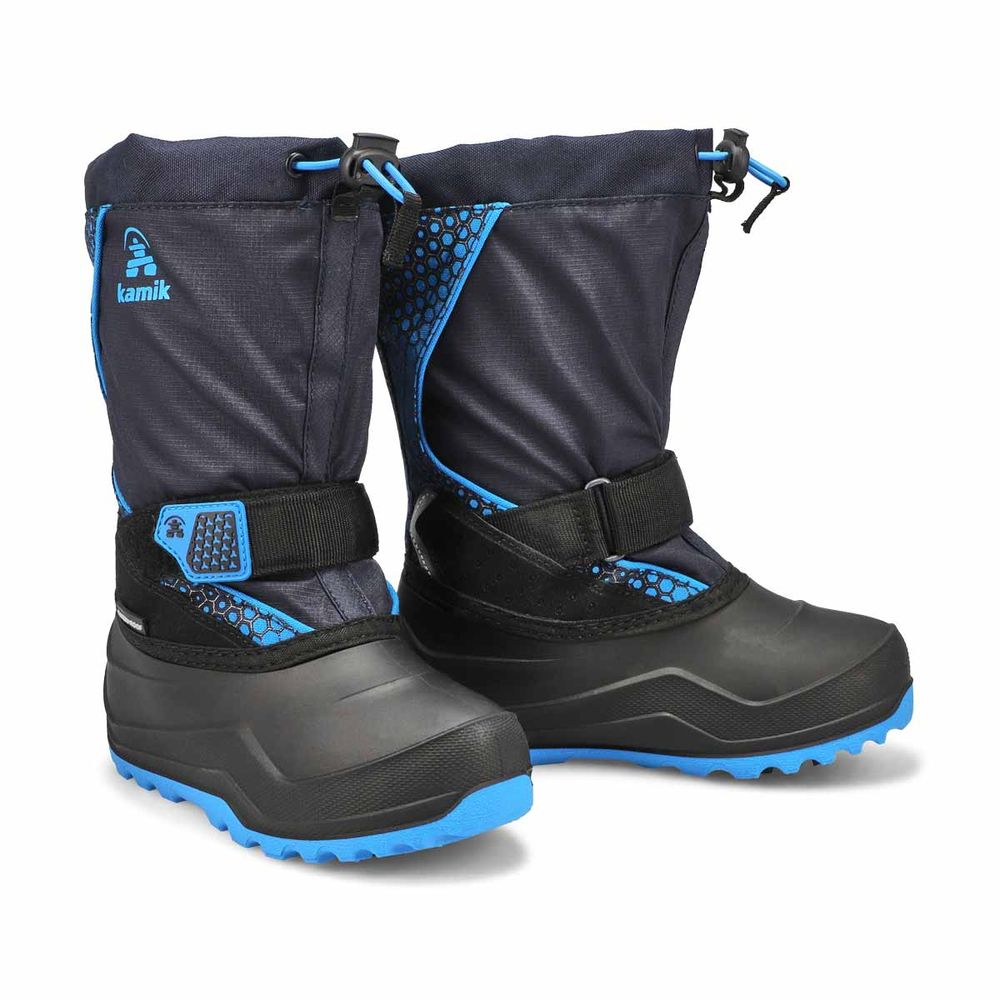 Boys Snowfall P 2 Waterproof Winter Boot - Navy